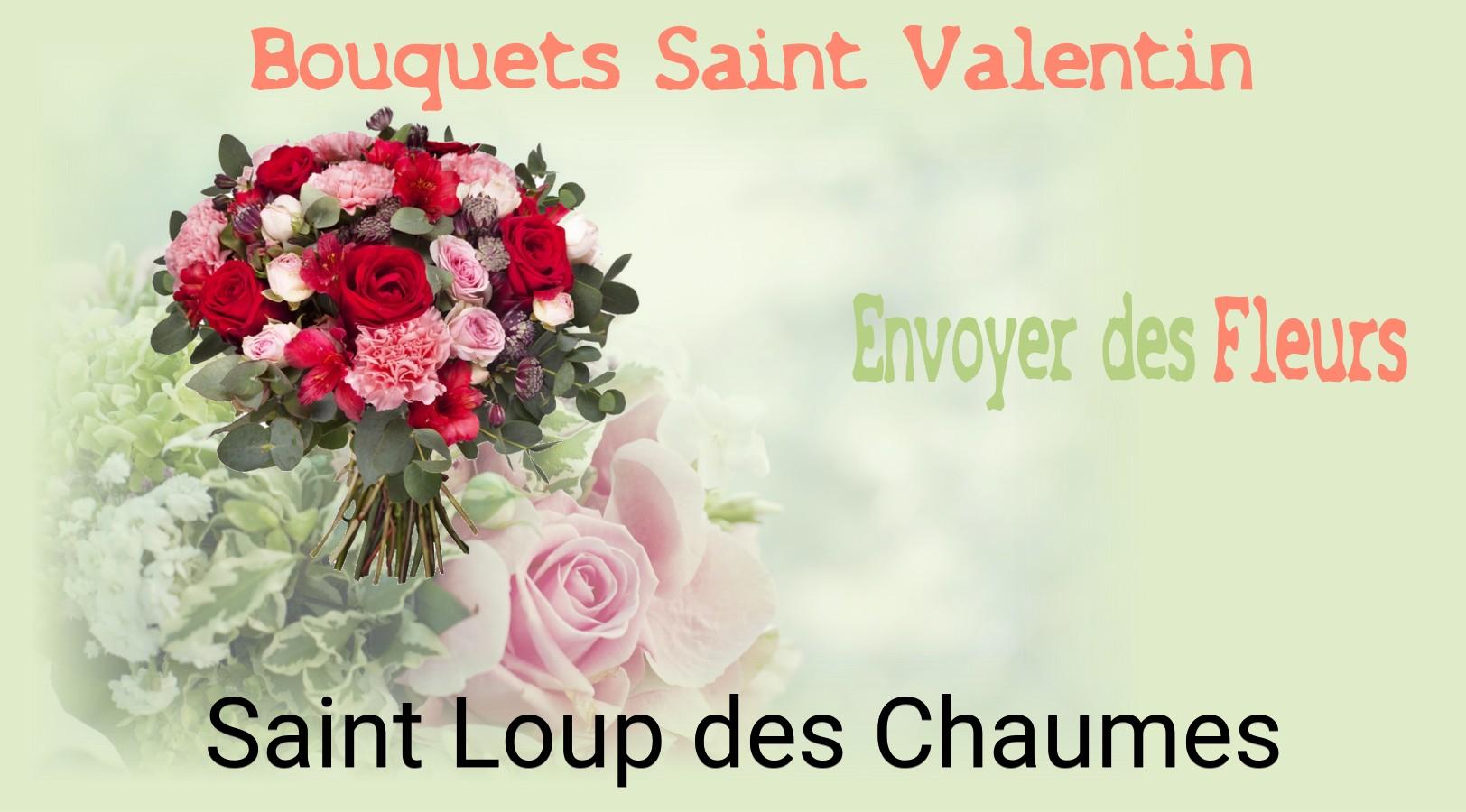 Roses de Saint-Valentin livrées à Saint-Loup-des-Chaumes
